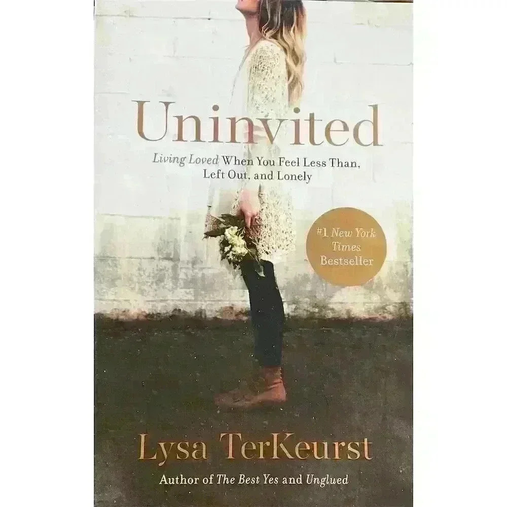 Uninvited by Lysa TerKeurst Paperback Self-Help Christian Bestseller
